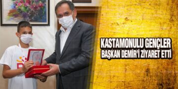 Kastamonulu Gençler Başkan Demir’i Ziyaret Etti