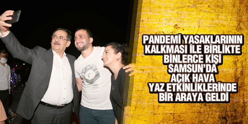 Samsun Büyükşehir Vatandaşları Konserde Buluşturdu