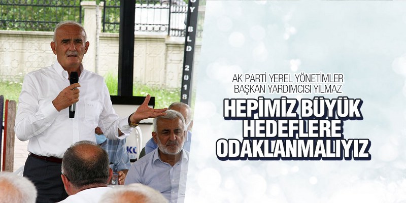 Yılmaz Tekkeköy İlçe Danışma Toplantısına katıldı