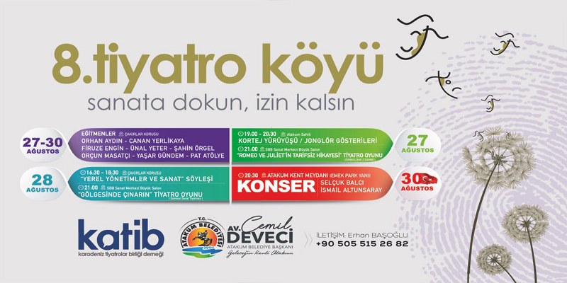 Geleneksel ‘Tiyatro Köyü’ Buluşması Atakum’da