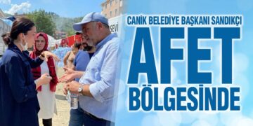 Başkan Sandıkçı Afet Bölgesinde