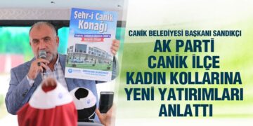 Başkan Sandıkçı, AK Parti Canik İlçe Kadın Kollarına Yeni Yatırımları Anlattı