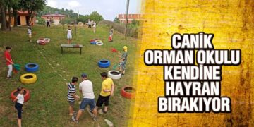 Canik Orman Okulu Kendine Hayran Bırakıyor