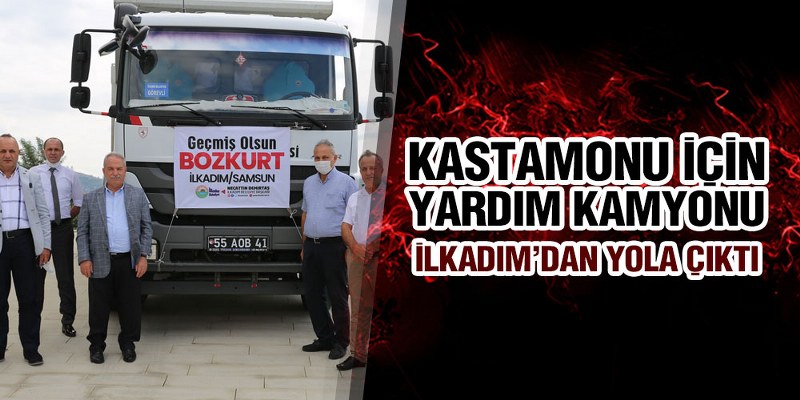 Kastamonu İçin Yardım Kamyonunu Başkan Demirtaş Uğurladı