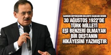 Başkan Demir’den 30 Ağustos Zafer Bayramı Mesajı