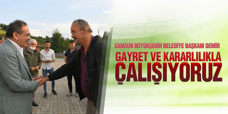 Başkan Demir İlçe Ziyaretlerinde