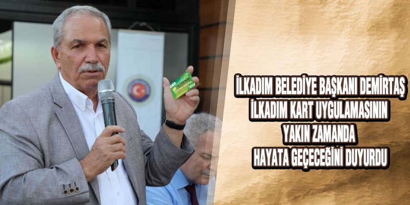 İlkadım Kart İhtiyaç Sahibi Ailelere Destek Olacak