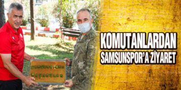 Samsun Garnizon Komutanlığı’ndan Samsunspor’a Ziyaret