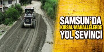 Samsun Büyükşehir, Yolları Yapıyor Mesafeler Kısalıyor