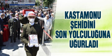 Kastamonu Şehidini Son Yolculuğuna Uğurladı