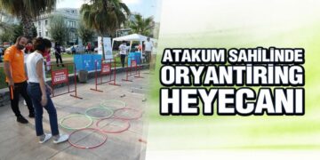 Atakum Sahilinde Oryantiring Heyecanı