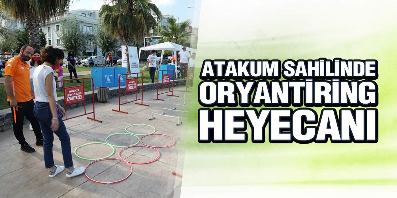 Atakum Sahilinde Oryantiring Heyecanı