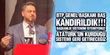 BTP Lideri Baş Bartın’da Konuştu