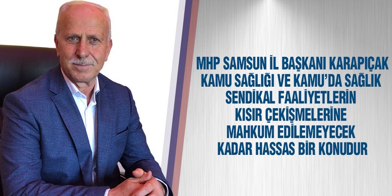 MHP Samsun’dan Kamu Hastanelerine Ziyaret