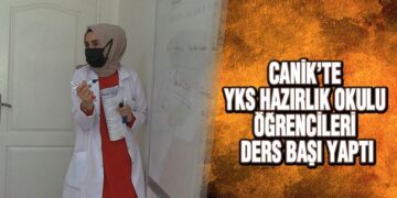 Canik’te YKS Hazırlık Okulu Öğrencileri Ders Başı Yaptı