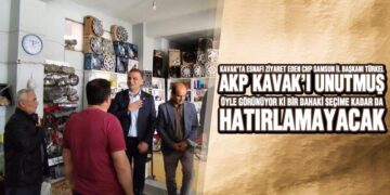 CHP Samsun İl Başkanlığı Kavakta Esnafla Buluştu