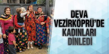 Başkan Türk Vezirköprü İlçesinde Annelerle Görüştü