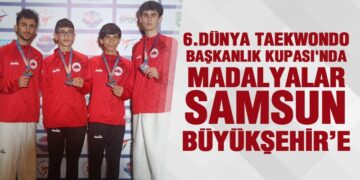 Madalyalar Samsun Büyükşehir’e