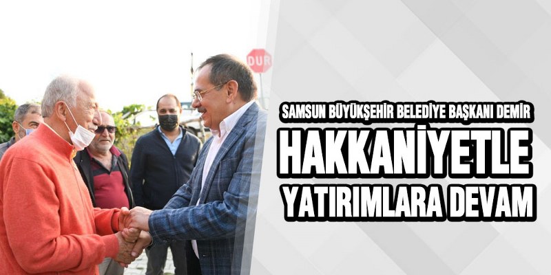 Başkan Demir Kavak’ta Çalışmaları İnceledi
