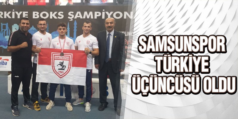 Samsunspor Türkiye Üçüncüsü Oldu
