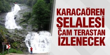 Karacaören Şelalesine ‘Cam Seyir’ Platformu