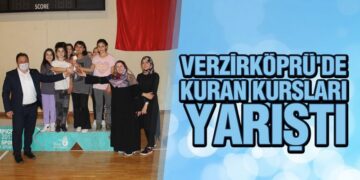 Verzirköprü’de Kuran Kursları Yarıştı