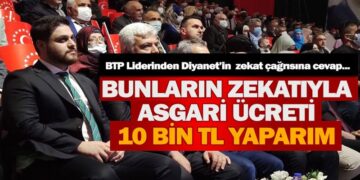 BTP Liderinden Diyanet’in Zekat Çağrısına Çok Konuşulacak Cevap