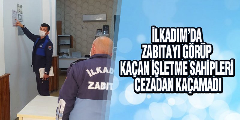 İlkadım Zabıta Ekipleri Yabancı Tabelalara Yönelik Denetim Yaptı