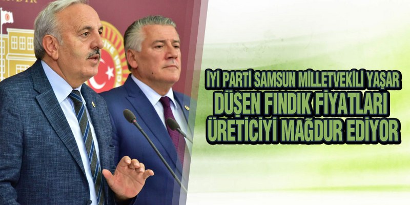 İYİ Parti’li Yaşar; Fındık Üreticilerinin Sorunları İçin Hükümeti Göreve Çağırdı