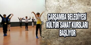 Çarşamba Belediyesi Kültür Sanat Kursları Başlıyor