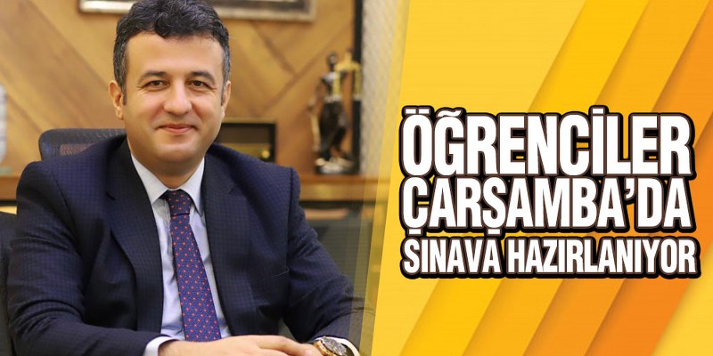 Öğrenciler, Çarşamba’da Sınava Hazırlanıyor