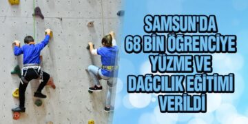Samsun’da Öğrencilere Yüzme ve Dağcılık Eğitimi Verildi