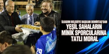 Başkan Demirtaş’dan Minik Topçulara Tatlı İkramı