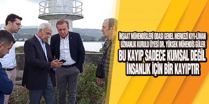 İMO’dan sahile inceleme
