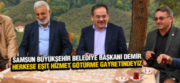 Başkan Demir Tekkeköy’de Çalışmaları İnceledi