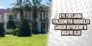 KYK Yurtlarına Yerleşemeyen Öğrenciler Samsun Büyükşehir’in Misafiri Oldu
