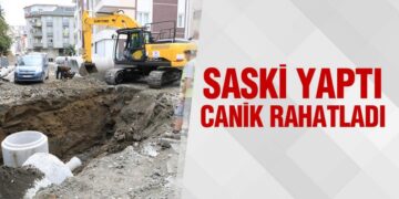 SASKİ Yaptı, Canik Rahatladı