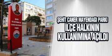 Şehit Caner Mayendağı Parkı İlçe Halkının Kullanımına Açıldı