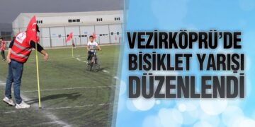 Vezirköprü’de Bisiklet Yarışı Düzenlendi