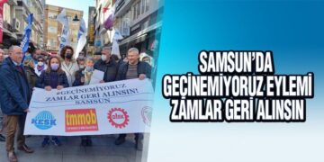 Samsun’da Geçinemiyoruz Eylemi