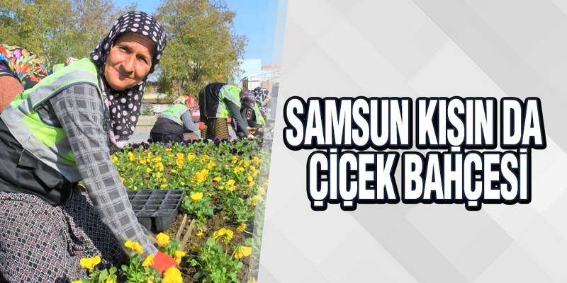 Samsun Kışın Da Çiçek Bahçesi