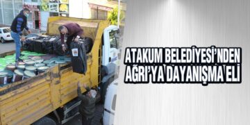 Atakum Belediyesi’nden Ağrı’ya Dayanışma Eli