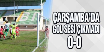 Çarşamba’da Gol Sesi Çıkmadı