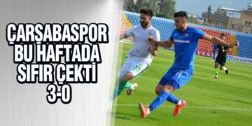 ÇARŞABASPOR BU HAFTA DA SIFIR ÇEKTİ 3-0