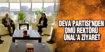 Deva Partisi’nden OMÜ Rektörü Ünal’a Ziyaret