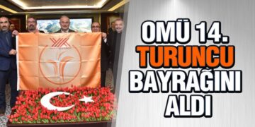 Engelsiz Üniversite Yolunda İlerleyen OMÜ 14. Turuncu Bayrağını Aldı