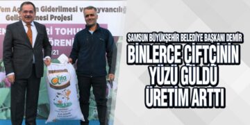 Samsun Büyükşehir Tarıma Destek Olmaya Devam Ediyor