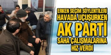 AK Parti Samsun İl Teşkilatı Saha Çalışmalarına Hız Verdi