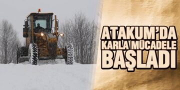 Atakum’da Karla Mücadele Başladı