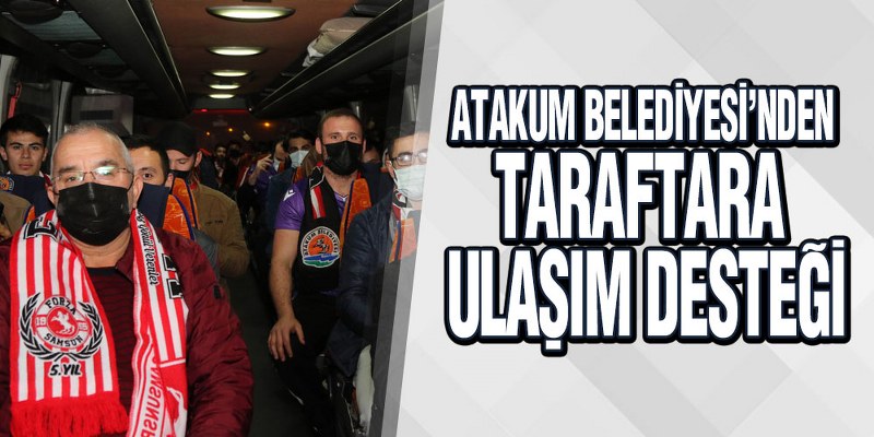 Atakum Belediyesi’nden Taraftara Ulaşım Desteği